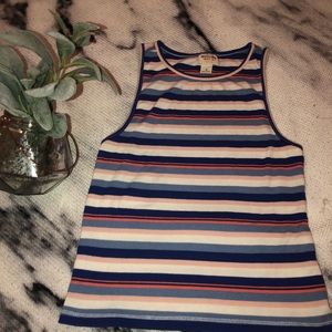 stripped crop top